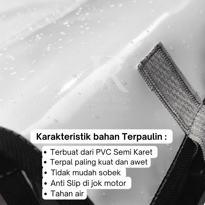 Tas Motor Tas Obrok Tas Kurir Jumbo Bahan Terpauli Anti Air Kuat