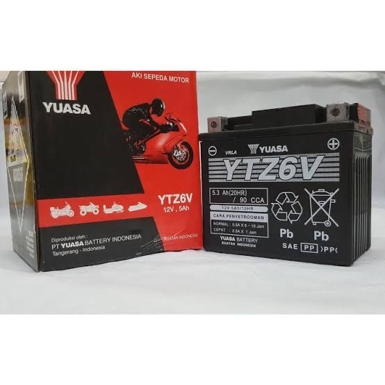 AKI YUASA YTZ6V (Aki Motor Vario, Sonic)