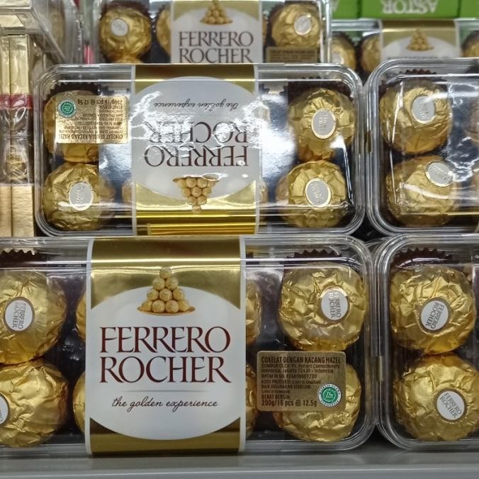 

```````] ferrero rocher 16pcs 200gr