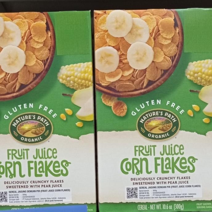 

Ready stock] nature's path organic gluten free fruit juice corn flakes 300gr