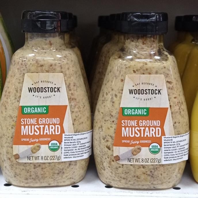 

best produk] woodstock organic stone ground mustard 227gr