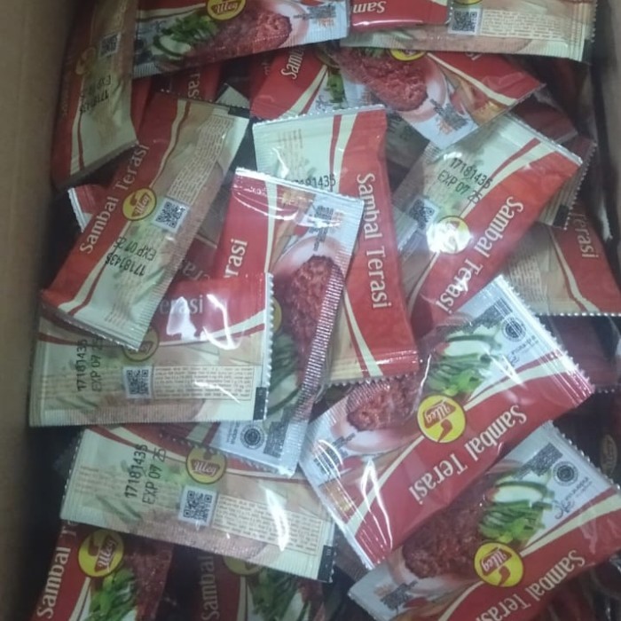 

Uleg Sambal Terasi Sachet Kecil 8 Gr (1 Dus Isi 300 Pcs) Terbaik