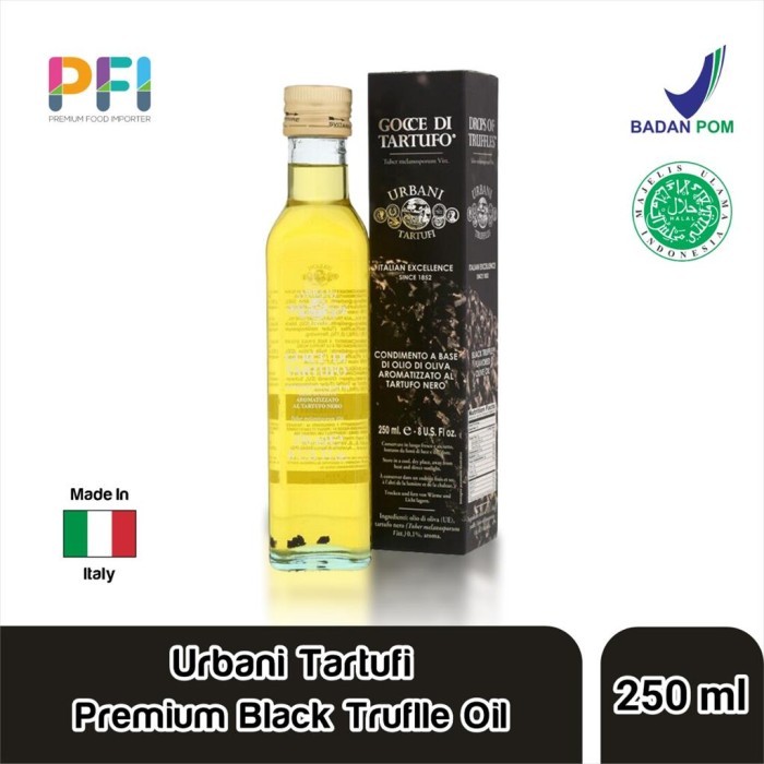 

Urbani Black Truffle Oil Minyak Zaitun Dengan Truffle Premium 250 Ml Terbaru