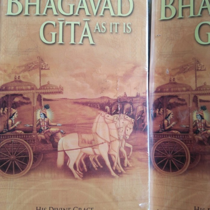 ;&;&;&;&] Buku bhagavad gita kecil AS IT IS english sofe cover