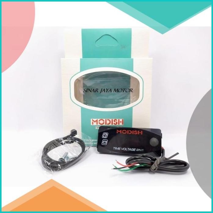 Jam Digital Buat Di Motor Dan Mobil Jam Digital Model Voltmeter 2 in