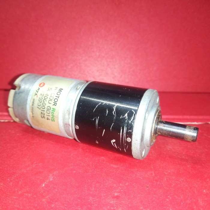 FREE ONGKIR DC MOTOR GEARBOX 12-24V SPEED 300RPM. MOTOR ROHS H-CDU GD14 FREE ONGKIR