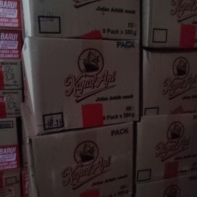 

Kopi Bubuk Kapal Api Kemasan 9X380G