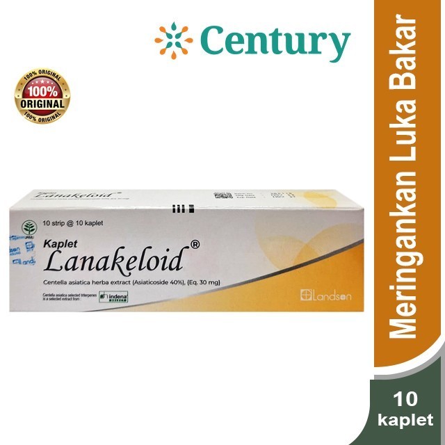 LANAKELOID 1 STRIP @10`S / KESEHATAN / LUKA BAKAR