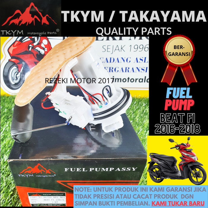 Takayama Tkym Fuel Pump Pompa Bensin Honda Beat Fi 2016 - 2018 Barang Langka