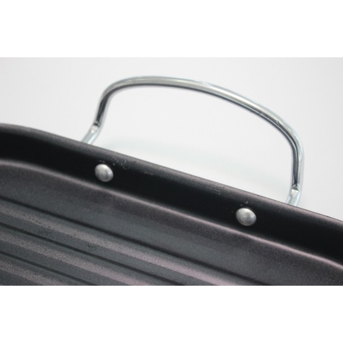 Berindo Grill Pan Bulat Grill Pan Segi Alat Panggangan Bbq Grill Pan Korean Bulat Anti Lengket