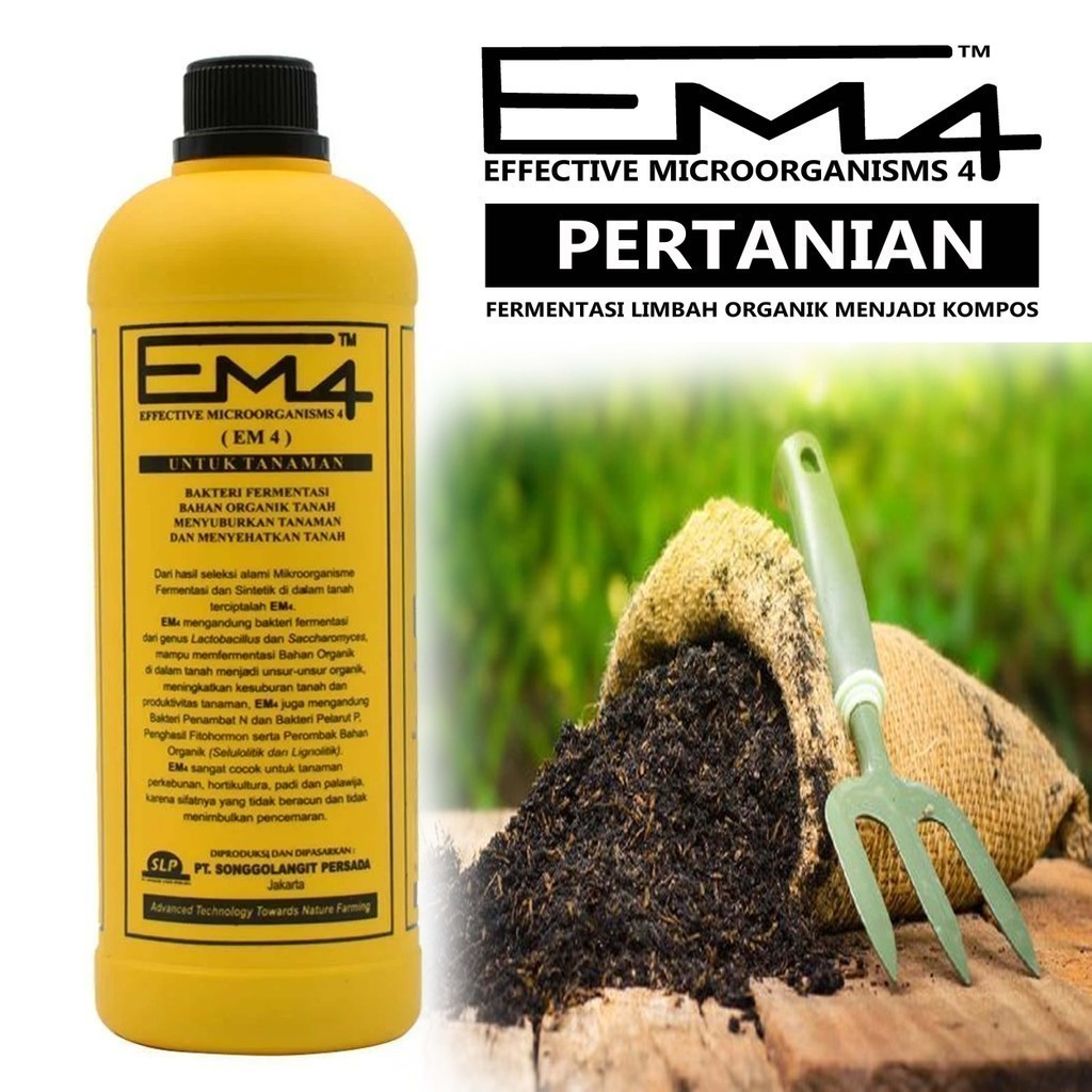 Prebiotik EM4 Pertanian mulai 250ml repack sampai 1 liter 12D268