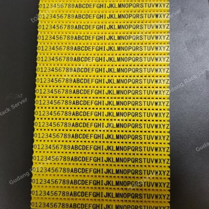 

TERMURAH - label maker cable cat6A indoor and outdoor labeling