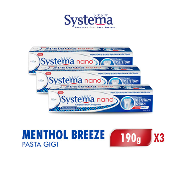 [B2G1] Systema Nano Toothpaste Menthol Breeze 190g