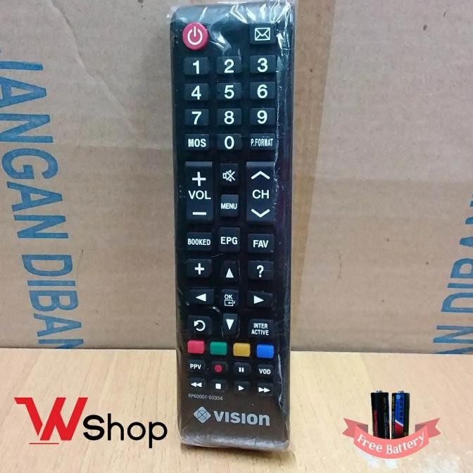 TERBARU - REMOT REMOTE RESIVER PARABOLA MNC VISION, INDOVISION ORIGINAL