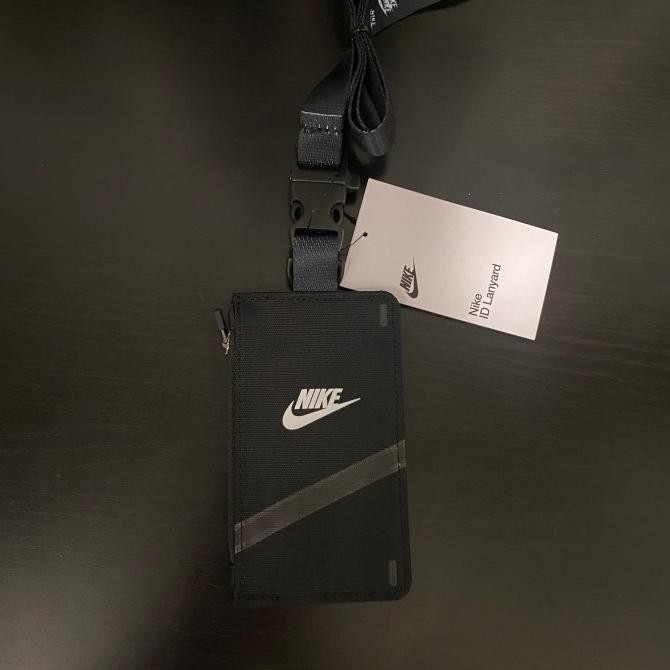 

TERLARIS - Nike Lanyard ID Badge Black 100% Original