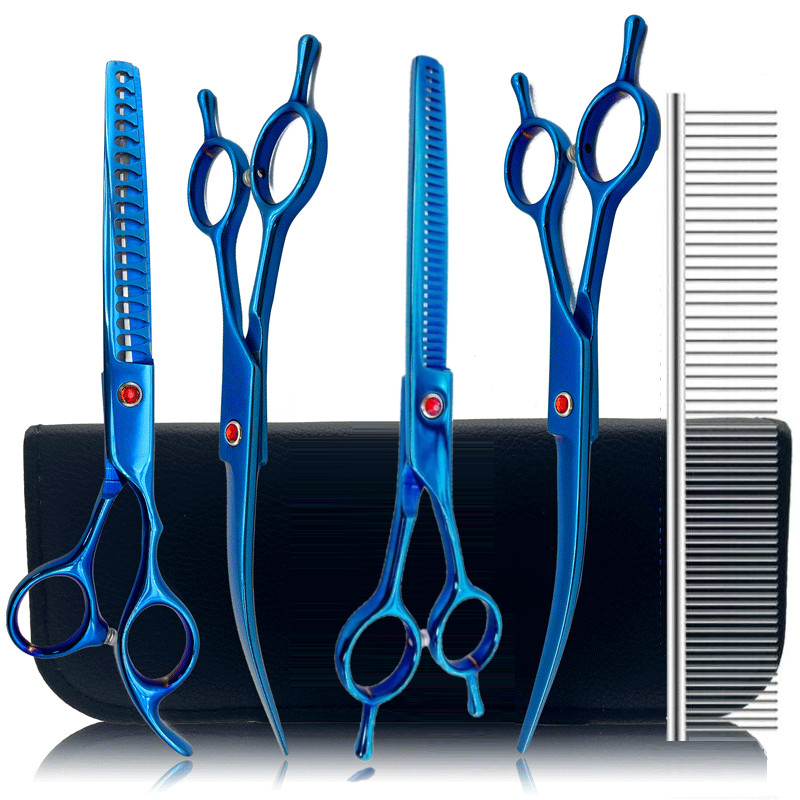 

Perawatan Anjing Peliharaan 7,0 INCI Set Gunting Penipis Bulu Kucing Stainless Steel |Z8eL3pma|