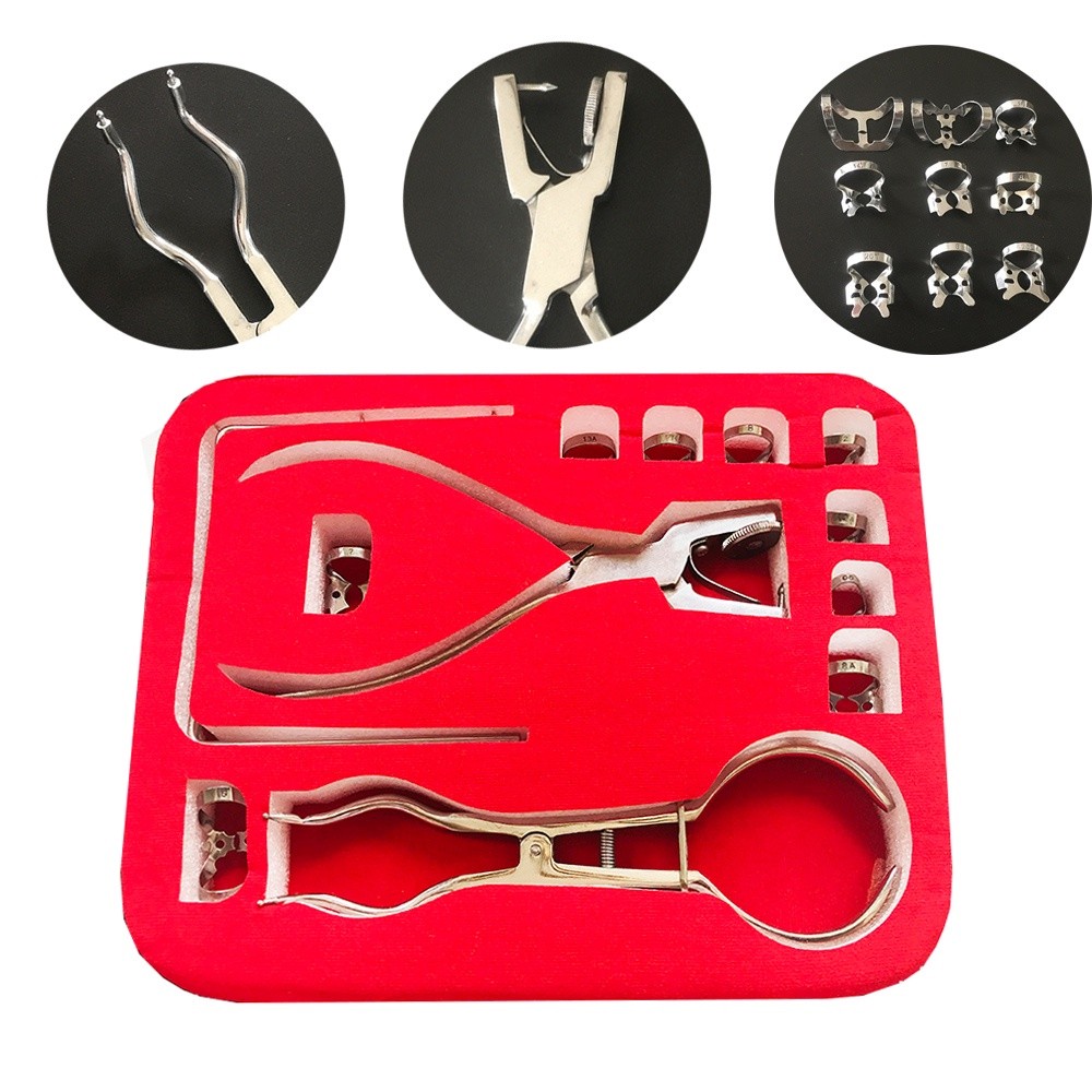 

Kit Bendungan Karet Gigi Mata Kuliah Ujian Praktik Kedokteran Gigi Perforator Bendungan Baja Tahan Karat Tang Pelubang Instrumen Kedokteran Gigi |iQgf14Bu|