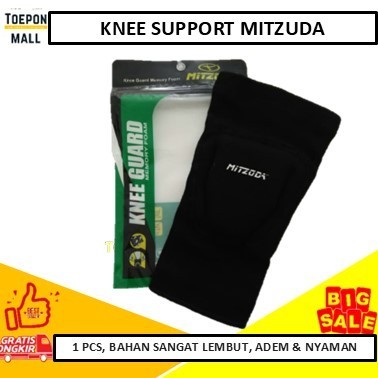 Knee Guard Mitzuda Memory Foam Pelindung Lutut Deker Busa Nyaman Dipakai Untuk Voli Futsal Dll - XL