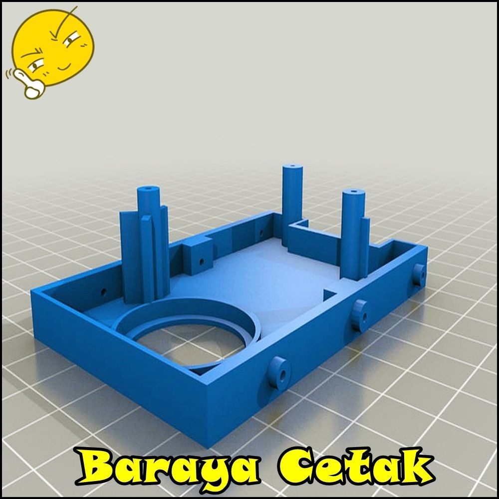 RC Chassis Mount MN90 Dudukan Chassis RC WPL MN 3D Print Aksesoris Mainan RC