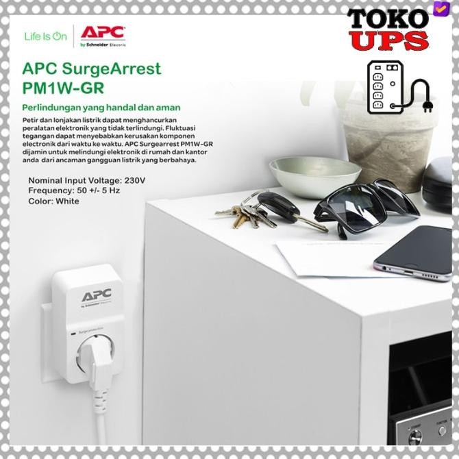 apc pm1wgr surge protector 1 colokan anti petir termurah