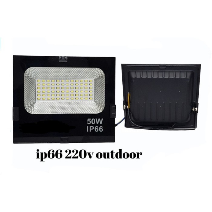 Promo Lampu Tembak Sorot Led 50W 50 Watt Lapangan Taman Outdoor Halaman