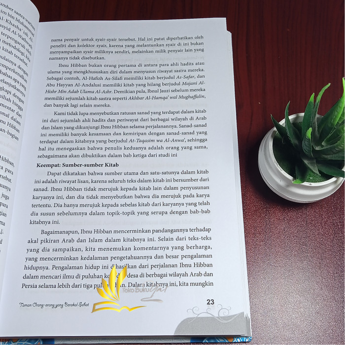 

Asli Buku Taman Orang-Orang Yang Berakal Sehat - Pustaka Al-Kautsar