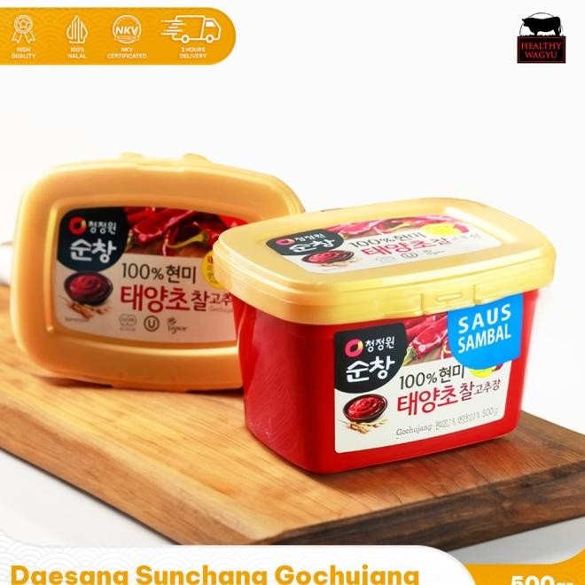 

Daesang Sunchang Gochujang Sambal Pasta Korea Hot Pepper Paste 500Gr