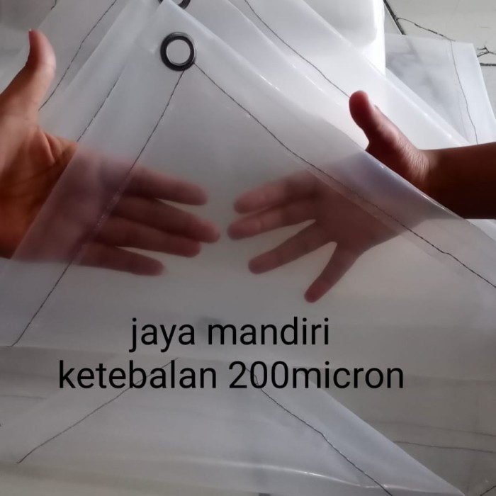 

plastik bening transparan ukn 3 meter x panjang 7 meter