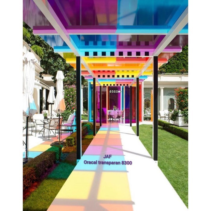 stiker oracal transparan 8300/stiker kaca warna/ ready oracal warna