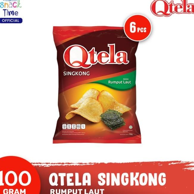 

Qtela Singkong Rumput Laut 100 Gr - 6 Pcs