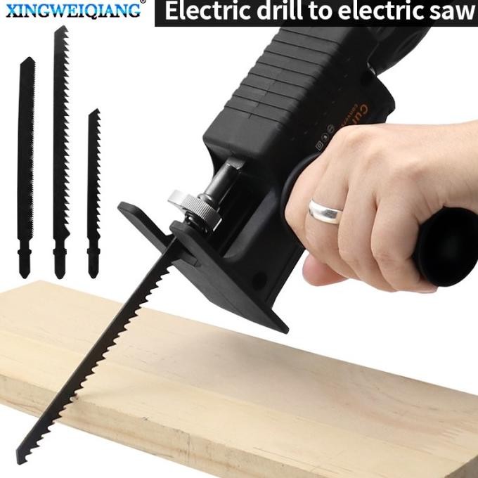 Adaptor mesin Bor Jadi Gergaji Mesin Bor Gergaji Jig Saw