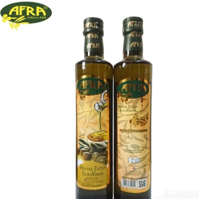 

NEW Minyak Zaitun Extra Virgin Olive Oil 500Ml Afra Free Buble Original