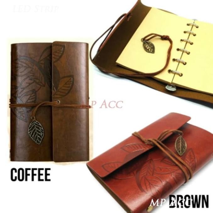 

Sale Diary Buku Catatan Binder Kulit Retro Vintage Pirates Kertas A5