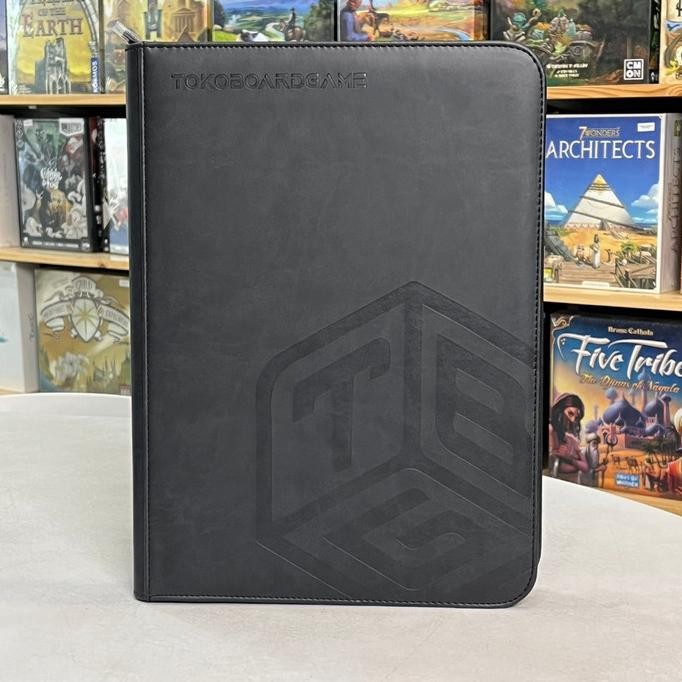 

Premium 9 Pocket PU Leather Binder Zipper Card Album - TBG - TokoBoardGame