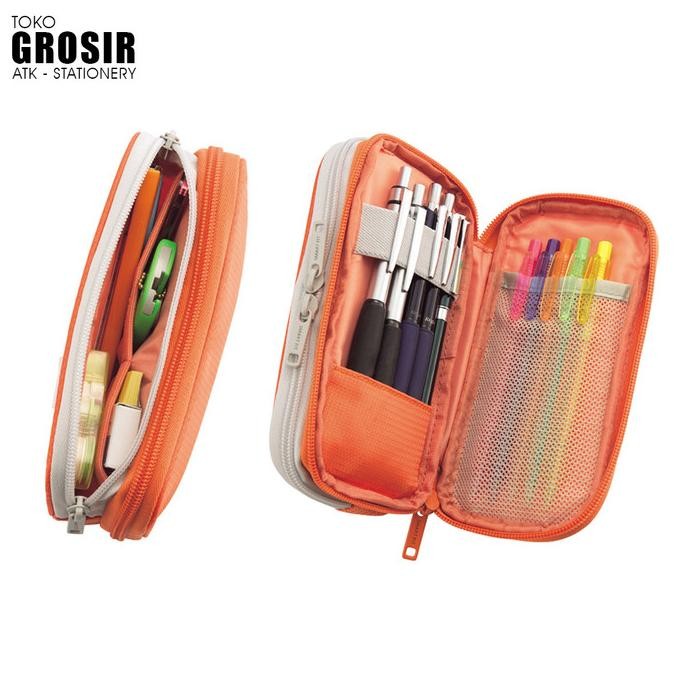 

NEW LIHIT LAB Pen Case Pouch Organizer A-7661 Big