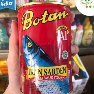 

Botan Sardines Saus Tomat 425 Gram / Kaleng Daging Ikan Sarden