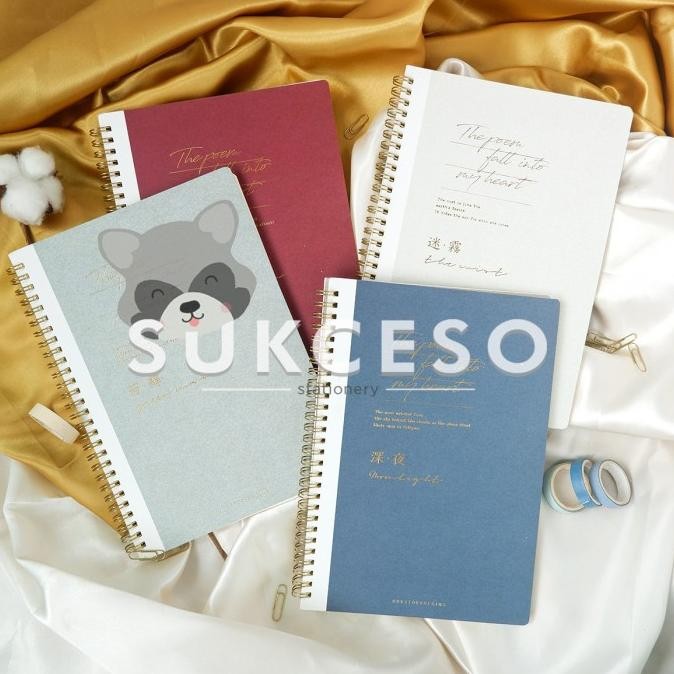 

Sale Poem Fall Into My Heart Spiral Ruled Notebook B5 / Buku Catatan Spiral