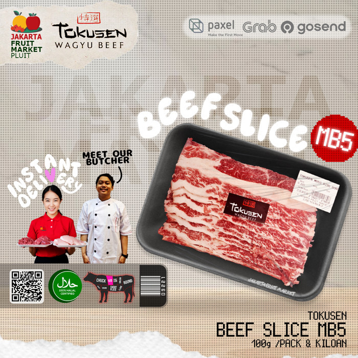

Tokusen Wagyu Mb5 Beef Slice Short Ribs Daging Sapi Import Japan 9221
