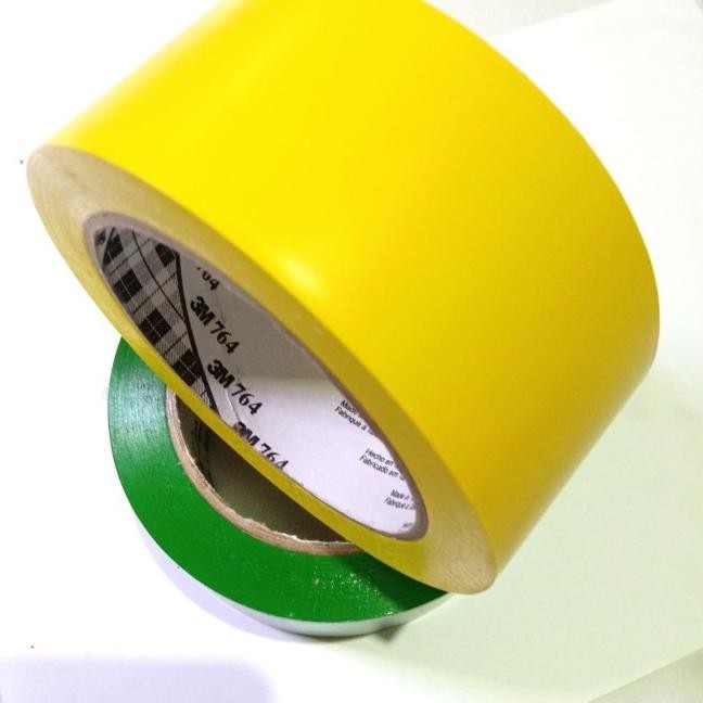 

Lakban Lantai 3M 764 Kuning-Floor Marking Tape-Isolasi Lantai Vinyl 2