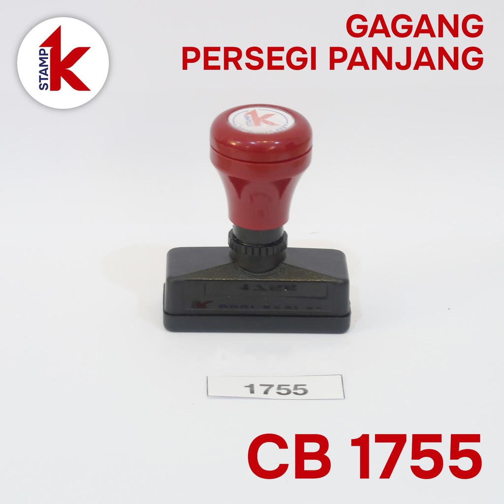 

Gagang Stempel Flash / Warna 1755 CB1755 CB 1755 Persegi Panjang 1755