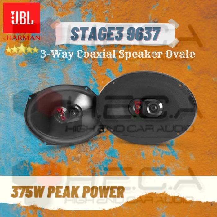 Termurah Jbl Stage3 9637 Speaker 3-Way Coaxial Oval Stage 3 9637 Mobil Ovale