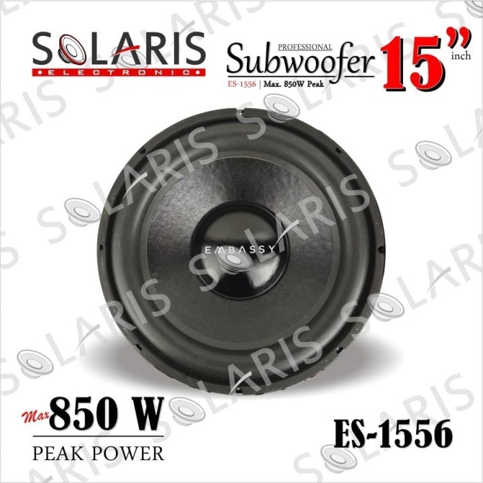Terbaru Subwoofer 15 Inch Double Coil Double Magnet Embassy Es-1556