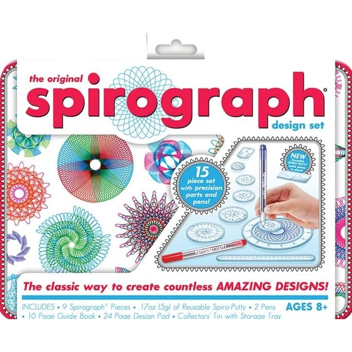 

BEBAS ONGKIR - Spirograph Design Tin Set Alat Menggambar Penggaris Spirograf
