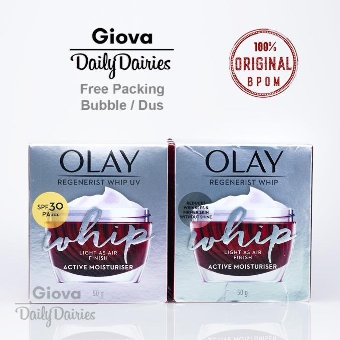 Olay regenerist whip UV spf 30 50gr active moisturiser day cream