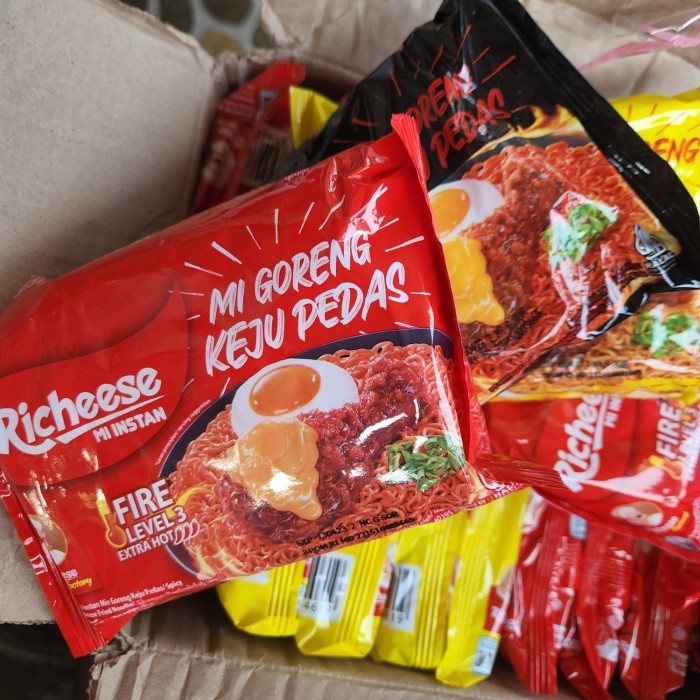 Terlaris Mie Richeese Level 0 & Level 3 & Level 5