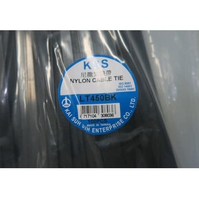 

Kabel Ties KSS / Kabel Ties 45cm LT450BK/WH (450 x 8mm) Hitam Putih