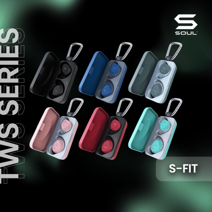 SOUL S-FIT True Wireless Earphones Waterproof Bluetooth v. 5.0