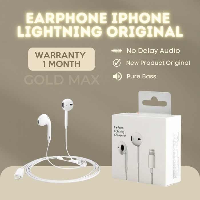 Handsfree Headset Earphone iPhone Original Earpods Lightning