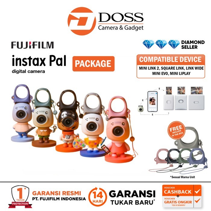 Fujifilm Instax PAL Package Digital Camera Fujifilm PAL Instax Camera