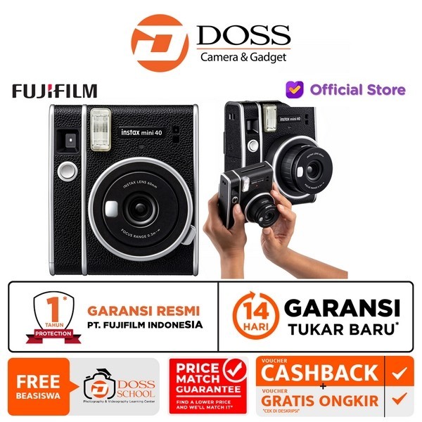 Fujifilm Instax Mini 40 Instant Film Camera - Instax Mini 40